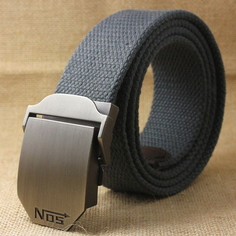 Best YBT Unisex tactical belt Top quality 4 mm thick 3.8 cm wide casual canvas belt Outdoor Alloy Automatic buckle men Belt