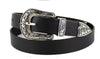 Women Black Leather Western Cowgirl Waist Belt Metal Buckle Waistband New Hot Belts for Women Luxury Designer Brand