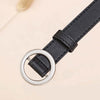 NO.ONEPAUL Circle Pin Buckles Belt female deduction side gold buckle jeans wild belts for women fashion students simple New