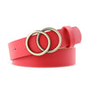 2019 luxury fashion  korean Round buckle belt women casual belt ladies jeans with fashion dress belt belts for women  pants