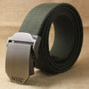 Best YBT Unisex tactical belt Top quality 4 mm thick 3.8 cm wide casual canvas belt Outdoor Alloy Automatic buckle men Belt