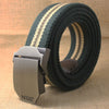 Best YBT Unisex tactical belt Top quality 4 mm thick 3.8 cm wide casual canvas belt Outdoor Alloy Automatic buckle men Belt