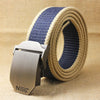 Best YBT Unisex tactical belt Top quality 4 mm thick 3.8 cm wide casual canvas belt Outdoor Alloy Automatic buckle men Belt