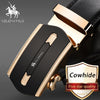 NO.ONEPAUL Luxury brand Male Genuine Leather Strap Belts For Men Top Quality Belt Automatic Buckle black Belts Cummerbunds