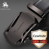 NO.ONEPAUL Luxury brand Male Genuine Leather Strap Belts For Men Top Quality Belt Automatic Buckle black Belts Cummerbunds