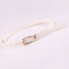 Women Faux Leather Belts Candy Color Thin Skinny Waistband Adjustable Belt Women Dress Strap cinturon mujer cinto feminino